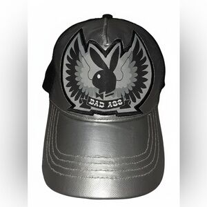 PLAYBOY Gray Winged Emblem Cap